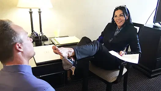 Office Foot Bitch: This Is Your Job, Moron!