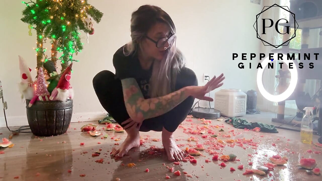 Fruit Crush Aftermath: Cleaning up the Juicy Floor Mess