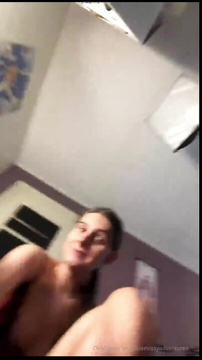 sissy girl destroys her throat with big bbc while in chastity