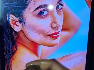 Wet cum tribute to Pooja hegde again