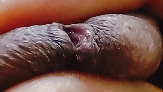 Black cock making hard to fuck on and red head close up