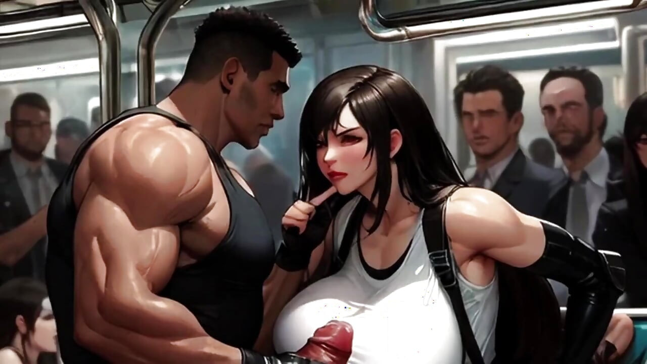 Tifa โดนเย็ดนมบนรถไฟมิดการ์