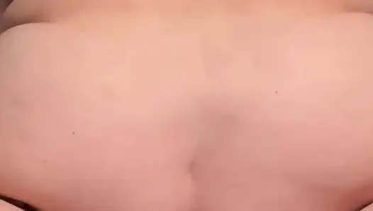 Bouncing on son in laws fat dick with my pussy and asshole and leaking huge cum load out my gaping asshole