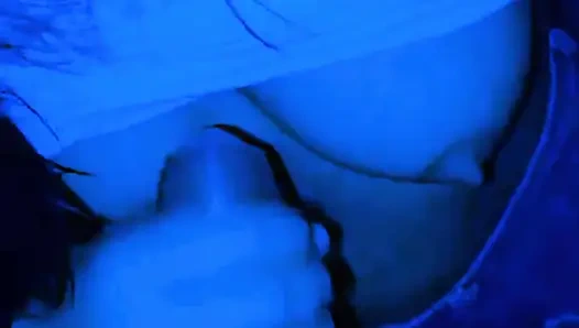 My husband's friend cums on my face