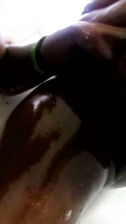 Real BBW African Lesbians Finger Fuck Pussy While Showering Together | Clip 2