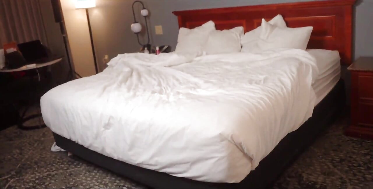 Black Teen Step Daughter Shares a Hotel Bed with Step Dad and Seduces Him Into Breeding Her X Realmaxxxsteele