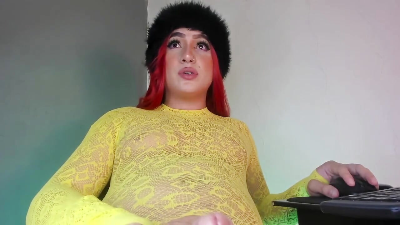 Latinská Tgirl Penis Xxl Intenzivní Žilnatý Ztopořený Penis