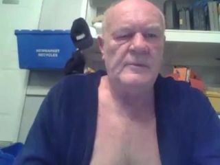 grandpa cum on webcam