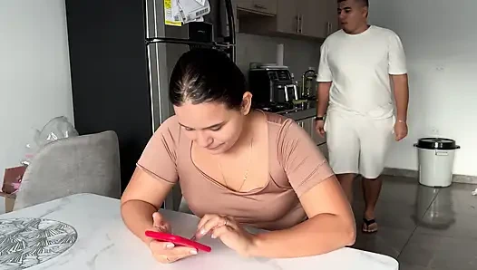 STEPSISTER WANTS SEX IN THE KITCHEN