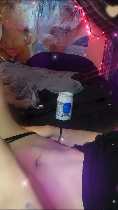 Chastity gets Vibrated Her Clitty Projectile Squirt Cummies, her tiny balls SPANKED, & Turning the Fuck Machine Up to its Max! | Clip 1