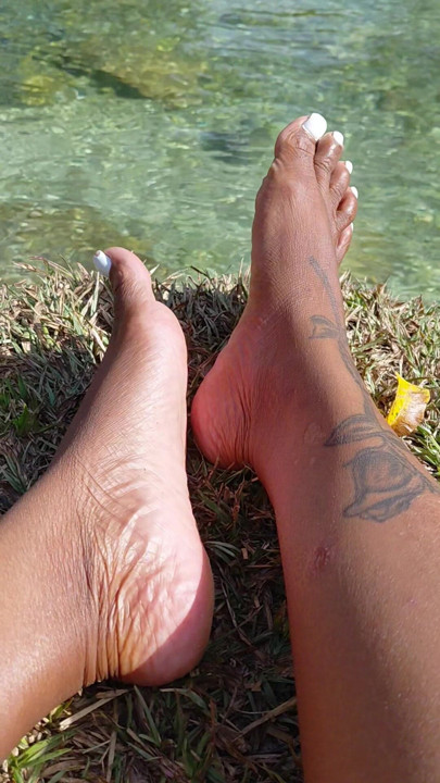 Foot Play by the River