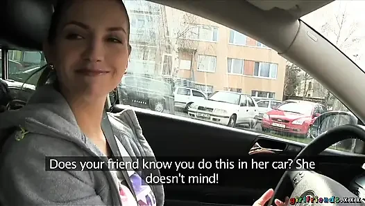 Girlfriends xxx - sunday drive berubah jadi kompetisi jilat memek