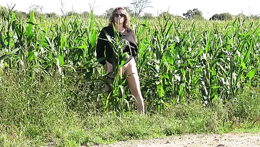 Patricia in Corn Field