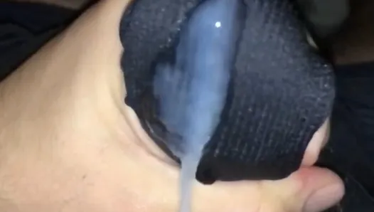 Wife gave used wet panties to masturbate and cum on it