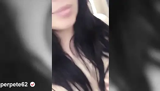 My Sexy Stepsister Crystal Masturbates and Strips for Me