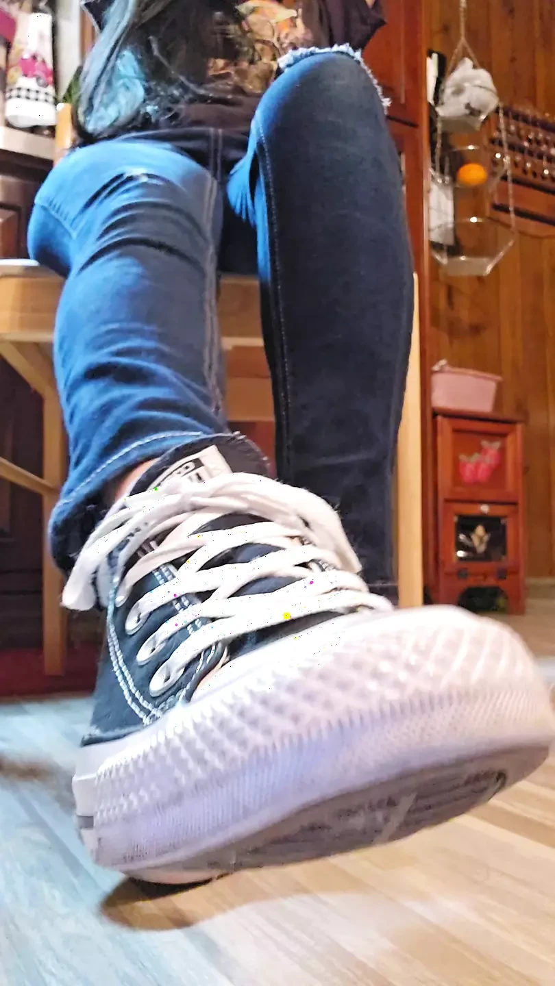 Get Down and Clean My Converse