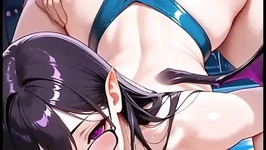 Ai nsfw rüya: seksi orta yaşlı seksi kadın succubus zevki bekliyor