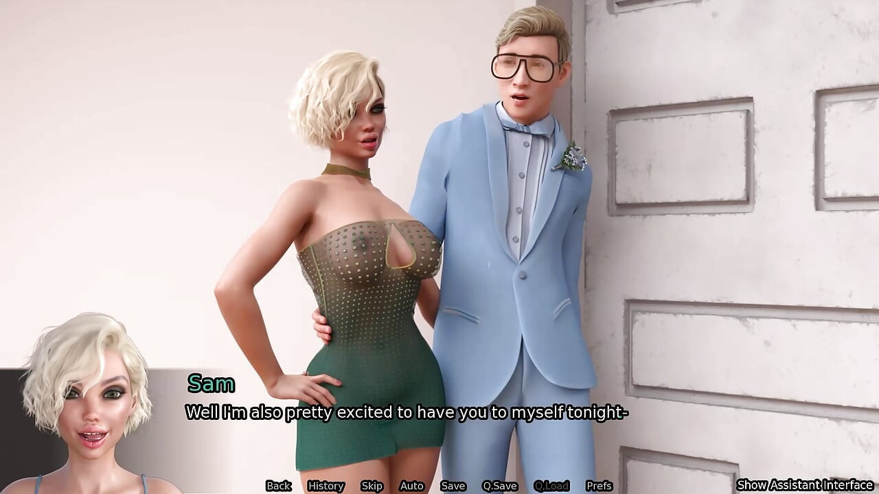 배다른 여동생 애널 섹스 - 섹스봇 포르노 게임