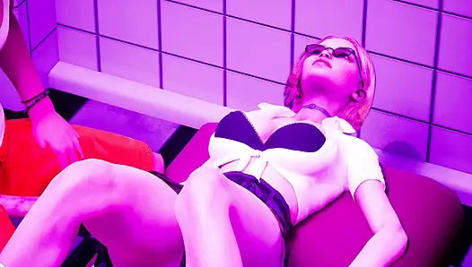 Hot teen fucked at vintage cafe 3D HENTAI