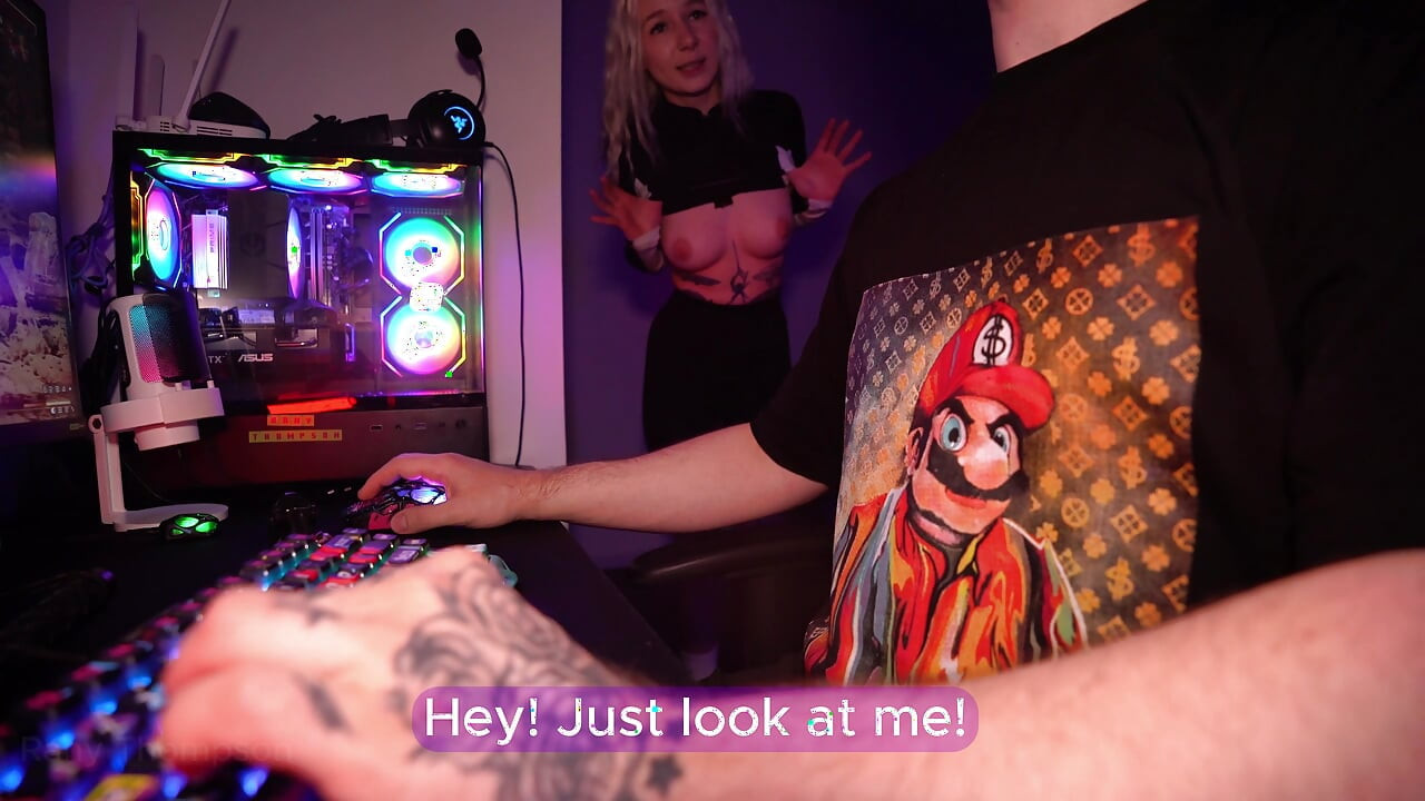 My Girlfriend Barges In Demanding Dick Mid Game