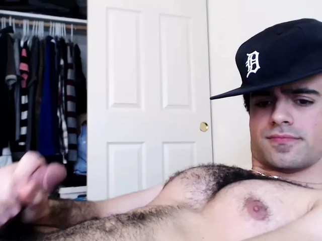Cam Cum: Straight Hairy Daddy Jerks and Cums