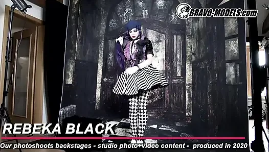 Pemotretan rebeka black 386-backstage - dewasa