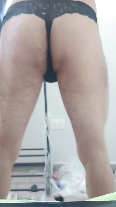 Modeling my wife's panties