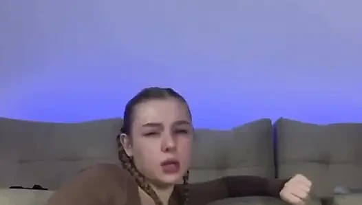 Anal with Huge BBC Dildo