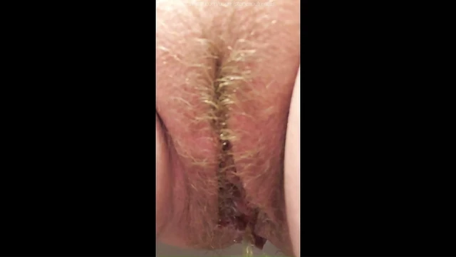 Wife sends hubby pee video from work (plus slow motion)
