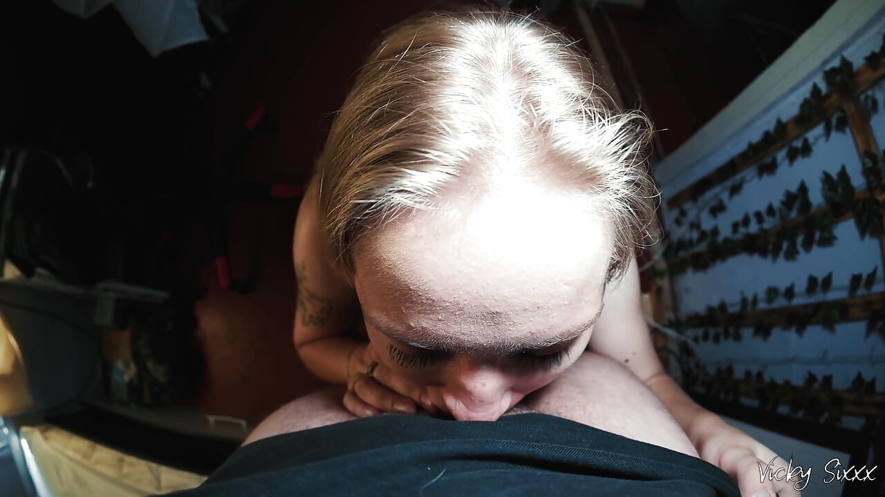 Hubby filmed my blonde friend sucks him off