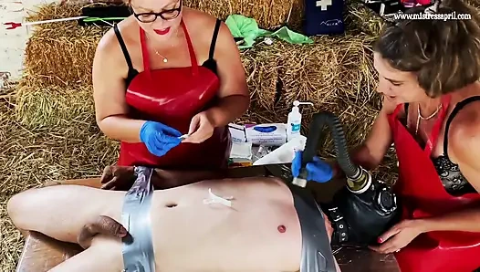 Domina herrin april - nur medizinische experimente aus der melk scheune