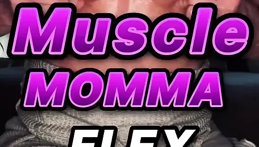 Muskelmutter beugt sich