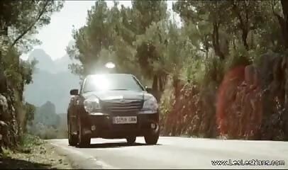 Taking a drive and finger banging on the hood of a car
