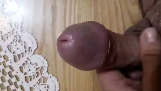 Masturbating