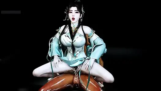 Cyber Girl with Booty Powers- 3D Animation Hentai