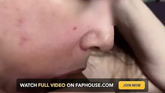 Wifey Gives You a Blowjob and Takes Your Load in Her Mouth