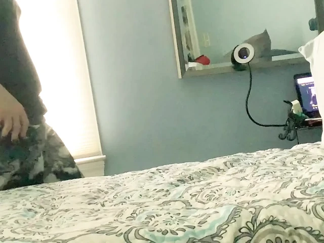 Sexy sissy shoots solo