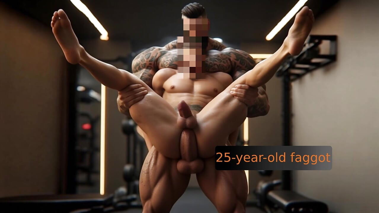 Gay Ass Trainer - Wild Fuck in the Gym with Youngsters