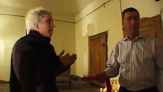 Bound Blonde Beauty in Intense BDSM Rope Play