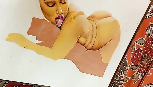 Stunningly beautiful desi indian woman fucking husband's friend when no one is at home