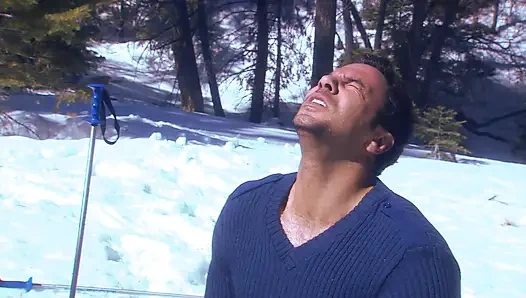 Marvelous babe with big tits gets screwed outdoors