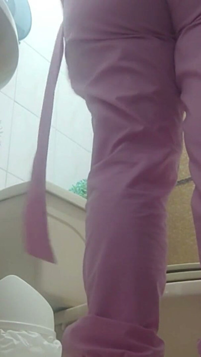 Camera catches nurse pissing | Clip 2