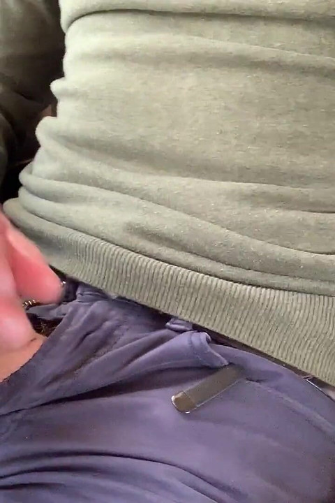 Jerking-off on the Train, Thick Cum