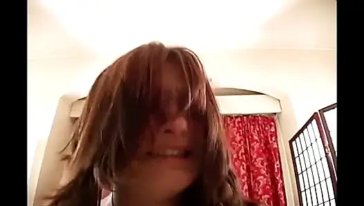 Трахает ее друг с фейковым членом