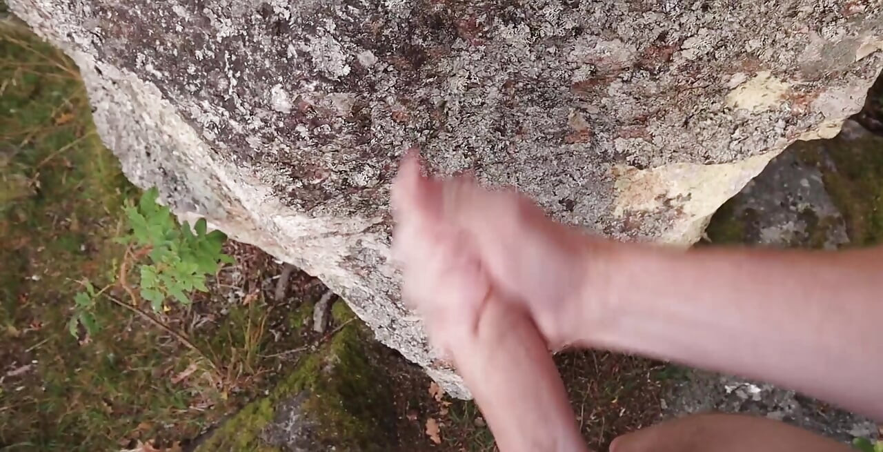 Sneaked Behind a Rock Just to Finish Myself off Fast