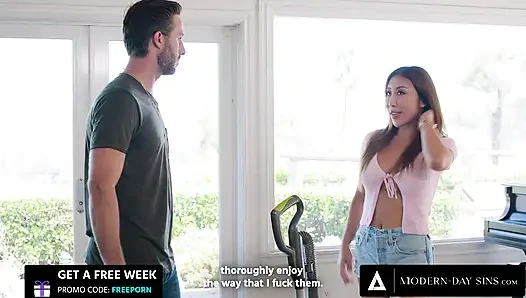 MODERN-DAY SINS - Sexy Babe Nicole Doshi Gets Fucked Hard By Angry Roommate