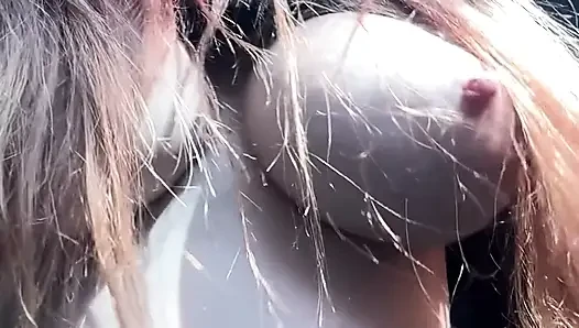 Big Boobs Bouncing Outdoor