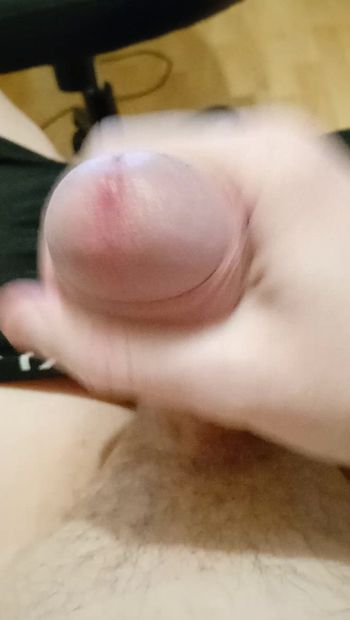 Young guy jerking off his hard cock  #10