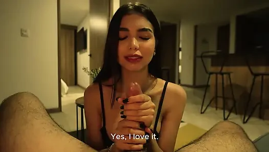 Kolombiyalı üvey kız kardeşim beni fotoğraflarına mastürbasyon yaparken yakaladı ve sonunda beni ham sikiyor! Manuela vae - Papuchizz