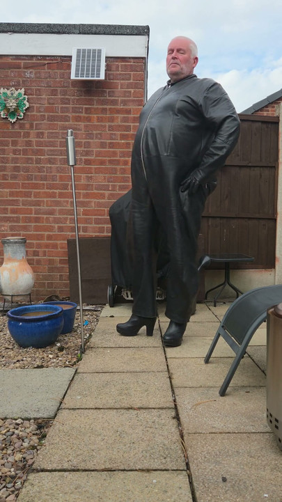 Leather Jumpsuit